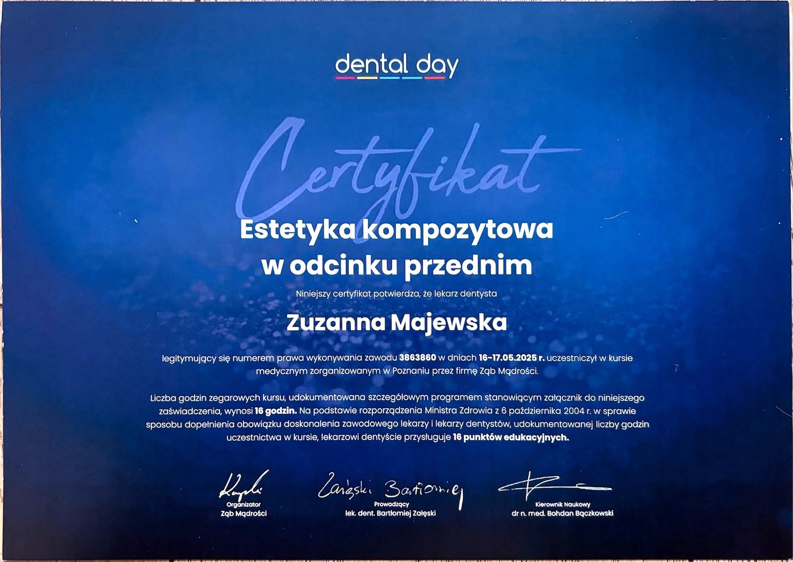 Estetyka kompozytowa w odcinku przednim.<br>Dental Day
